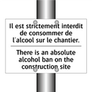 Il est strictement interdit de  /.../ - There is an absolute alcohol ban  /.../