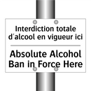 Interdiction totale d'alcool en  /.../ - Absolute Alcohol Ban in Force  /.../