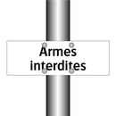Armes interdites