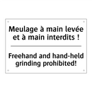 Meulage à main levée et à main  /.../ - Freehand and hand-held grinding  /.../