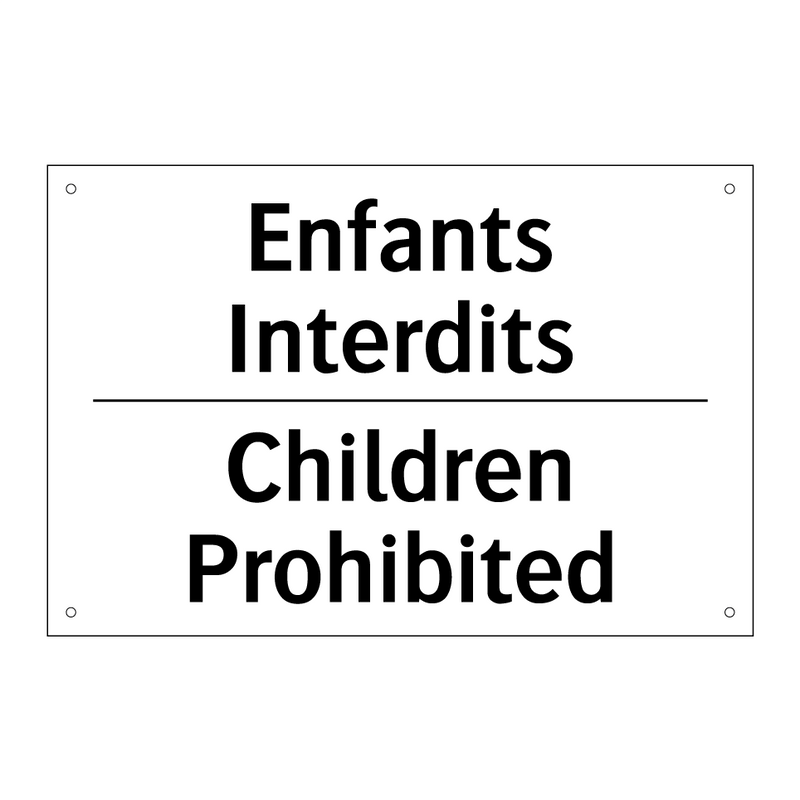Enfants Interdits - Children Prohibited