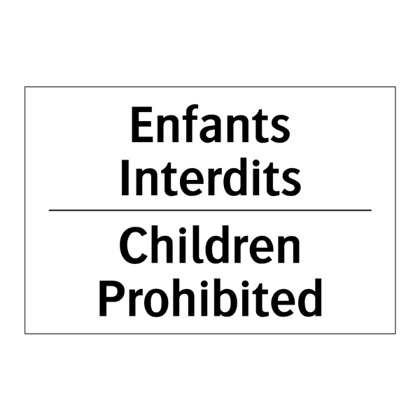 Enfants Interdits - Children Prohibited