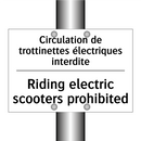 Circulation de trottinettes électriques  /.../ - Riding electric scooters prohibited /.../