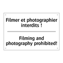 Filmer et photographier interdits  /.../ - Filming and photography prohibited! /.../