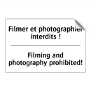 Filmer et photographier interdits  /.../ - Filming and photography prohibited! /.../
