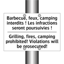 Barbecue, feux, camping interdits  /.../ - Grilling, fires, camping prohibited!  /.../
