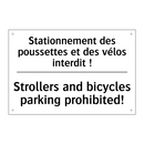 Stationnement des poussettes et  /.../ - Strollers and bicycles parking  /.../
