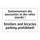 Stationnement des poussettes et  /.../ - Strollers and bicycles parking  /.../