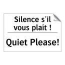 Silence s'il vous plaît ! - Quiet Please!