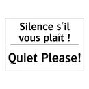 Silence s'il vous plaît ! - Quiet Please!