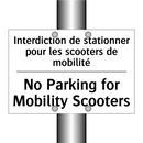 Interdiction de stationner pour  /.../ - No Parking for Mobility Scooters /.../