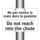 Ne pas mettre la main dans la  /.../ - Do not reach into the chute