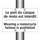 Le port du casque de moto est  /.../ - Wearing a motorcycle helmet is  /.../