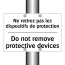 Ne retirez pas les dispositifs  /.../ - Do not remove protective devices /.../