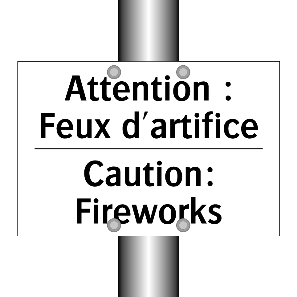 Attention : Feux d'artifice - Caution: Fireworks