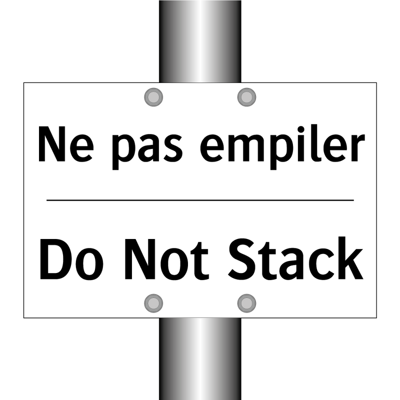 Ne pas empiler - Do Not Stack