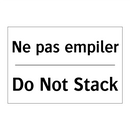 Ne pas empiler - Do Not Stack