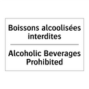 Boissons alcoolisées interdites /.../ - Alcoholic Beverages Prohibited