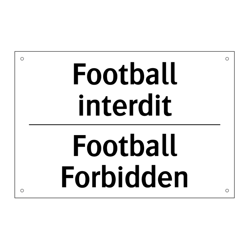 Football interdit - Football Forbidden