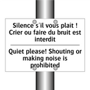 Silence s'il vous plaît ! Crier  /.../ - Quiet please! Shouting or making  /.../