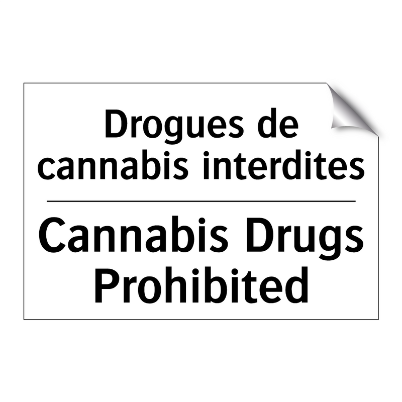 Drogues de cannabis interdites - Cannabis Drugs Prohibited