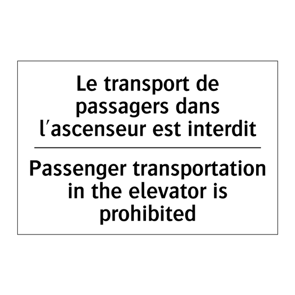 Le transport de passagers dans  /.../ - Passenger transportation in the  /.../