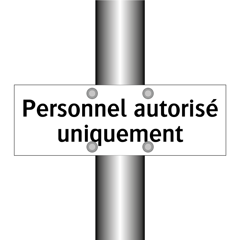 Personnel autorisé uniquement