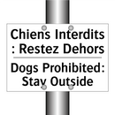 Chiens Interdits : Restez Dehors /.../ - Dogs Prohibited: Stay Outside