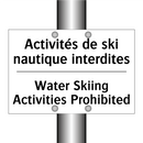 Activités de ski nautique interdites /.../ - Water Skiing Activities Prohibited /.../