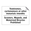 Trottinettes, cyclomoteurs et  /.../ - Scooters, Mopeds, and Motorized  /.../