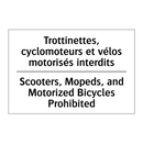 Trottinettes, cyclomoteurs et  /.../ - Scooters, Mopeds, and Motorized  /.../