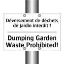 Déversement de déchets de jardin  /.../ - Dumping Garden Waste Prohibited! /.../