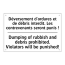 Déversement d'ordures et de débris  /.../ - Dumping of rubbish and debris  /.../