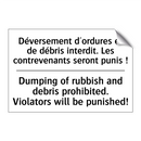 Déversement d'ordures et de débris  /.../ - Dumping of rubbish and debris  /.../