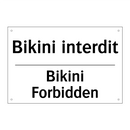Bikini interdit - Bikini Forbidden