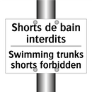 Shorts de bain interdits - Swimming trunks shorts forbidden /.../