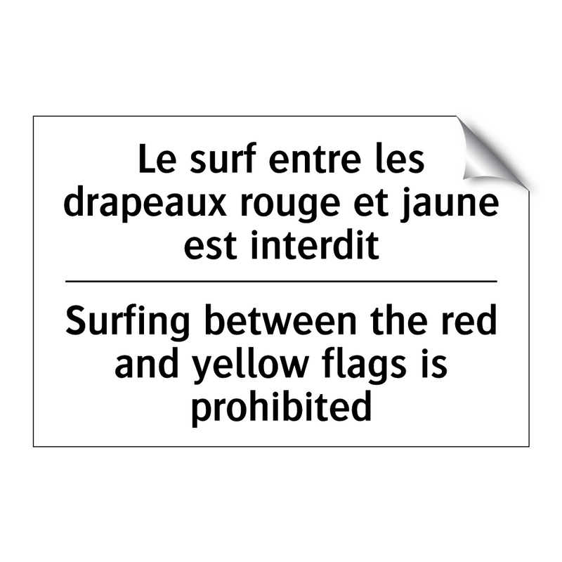 Le surf entre les drapeaux rouge  /.../ - Surfing between the red and yellow  /.../