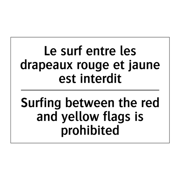 Le surf entre les drapeaux rouge  /.../ - Surfing between the red and yellow  /.../