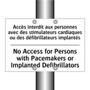 Accès interdit aux personnes avec  /.../ - No Access for Persons with Pacemakers  /.../