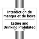 Interdiction de manger et de boire /.../ - Eating and Drinking Prohibited