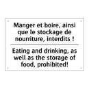 Manger et boire, ainsi que le  /.../ - Eating and drinking, as well as  /.../