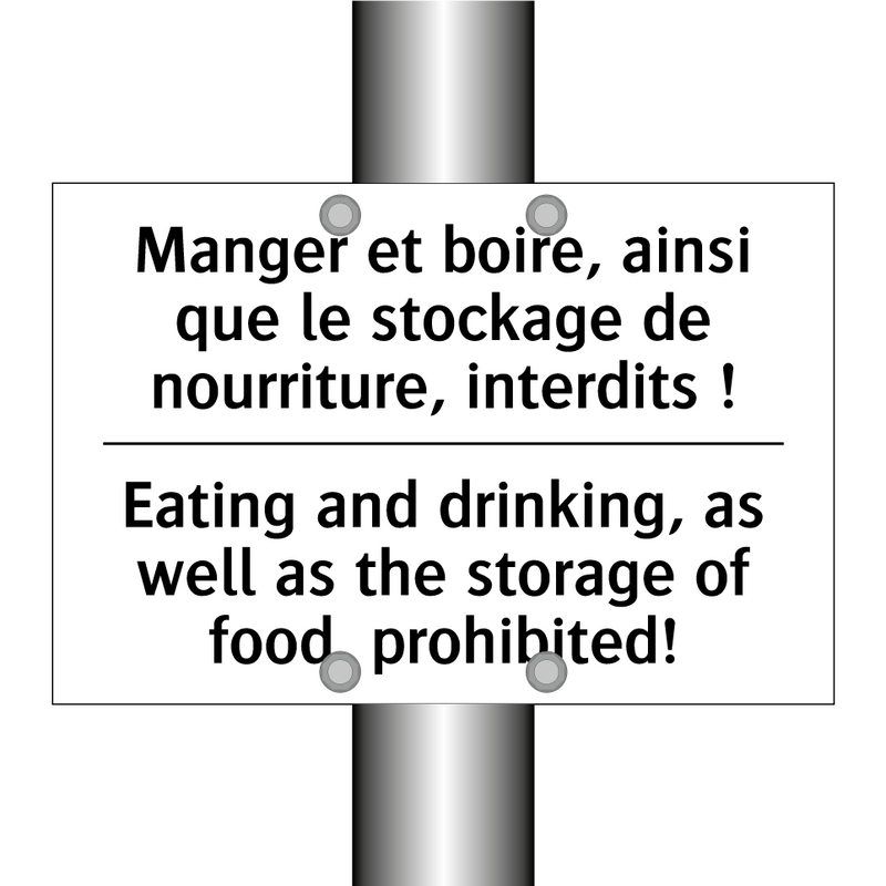 Manger et boire, ainsi que le  /.../ - Eating and drinking, as well as  /.../