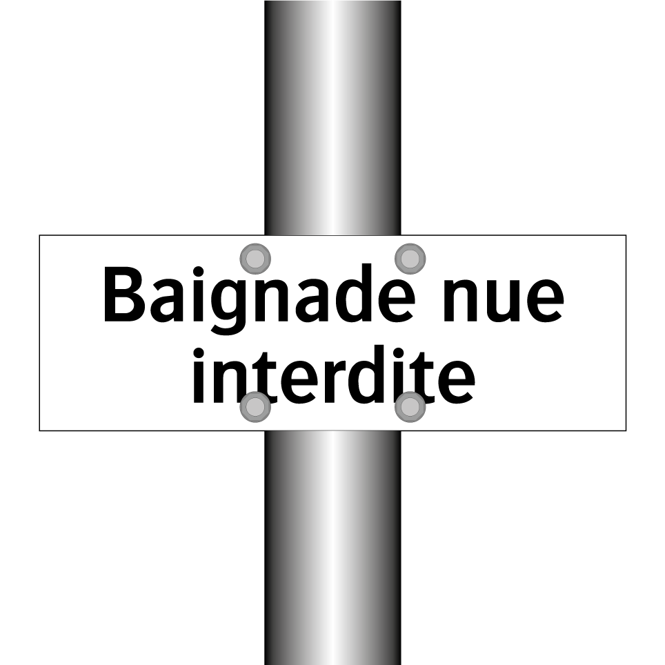 Baignade nue interdite