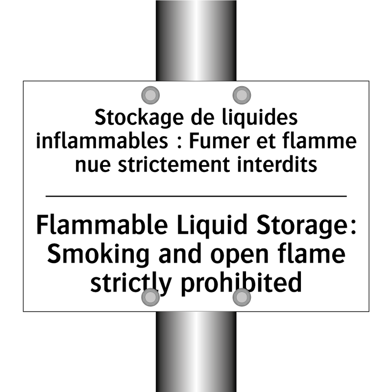 Stockage de liquides inflammables  /.../ - Flammable Liquid Storage: Smoking  /.../