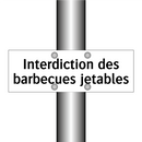 Interdiction des barbecues jetables