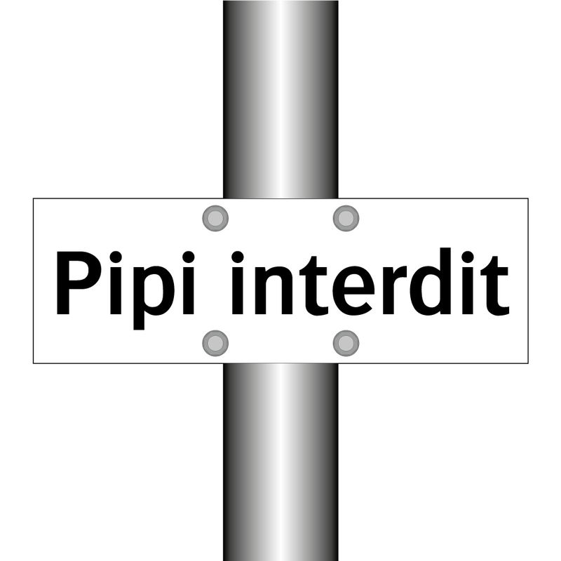 Pipi interdit