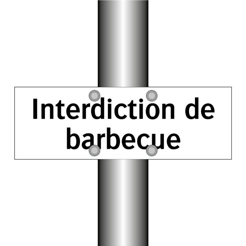 Interdiction de barbecue