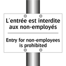 L'entrée est interdite aux non-employés /.../ - Entry for non-employees is prohibited /.../