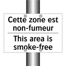 Cette zone est non-fumeur - This area is smoke-free