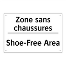 Zone sans chaussures - Shoe-Free Area